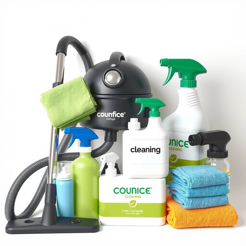 Modern cleaning equipment and eco-friendly products