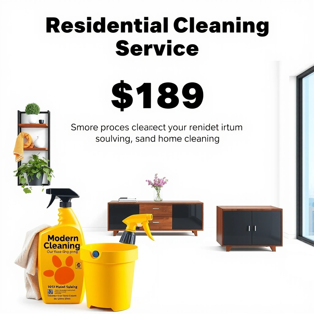 Residential cleaning services
